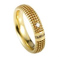 Anello Damiani Donna Metropolitan Dream in Oro giallo Diamante 0.01 Ct 20031890-14 - 20031890-14